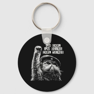 Im Carl Im Doing Carl Things Funny Cat Revolution Key Ring