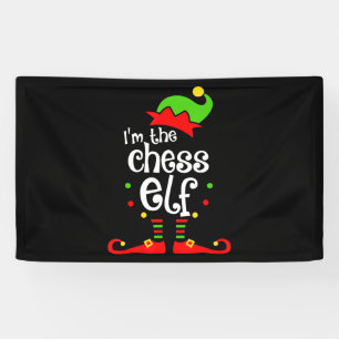 im chess elf xmas family friend christmas gift banner