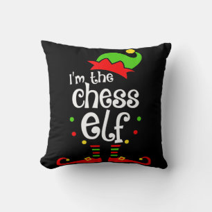 im  chess elf xmas family friend christmas gift cushion