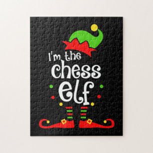 im chess elf xmas family friend christmas gift jigsaw puzzle