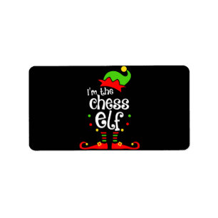 im  chess elf xmas family friend christmas gift label