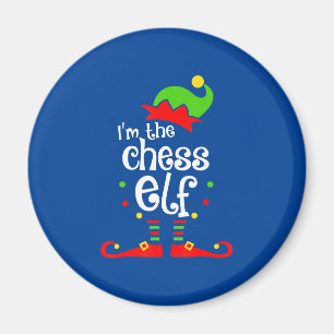 im  chess elf xmas family friend christmas gift magnet