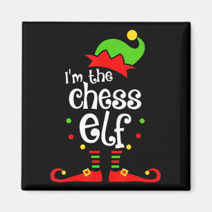 im chess elf xmas family friend christmas gift magnet