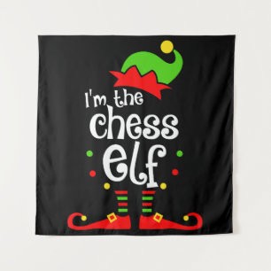 im  chess elf xmas family friend christmas gift tapestry