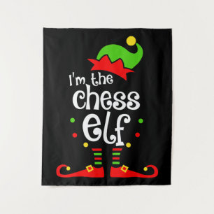 im chess elf xmas family friend christmas gift tapestry
