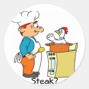 I'm Chicken Classic Round Sticker