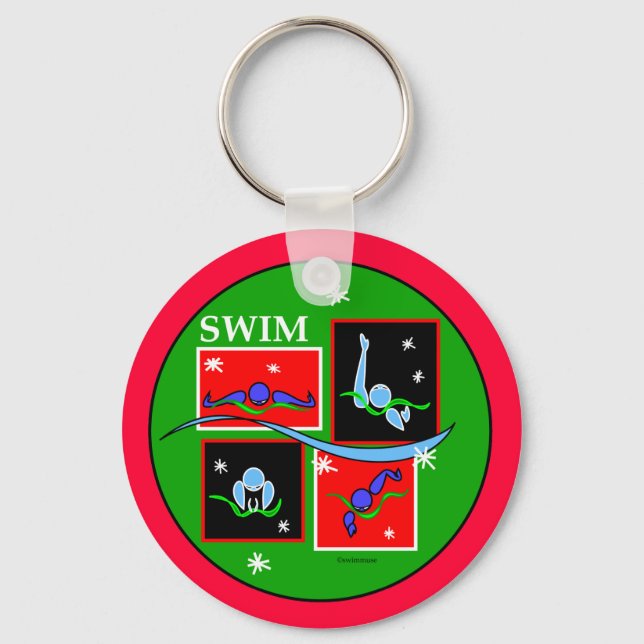 IM Christmas Morning Key Ring (Front)