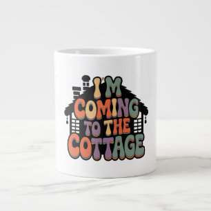 Im Coming to the Cottage Large Coffee Mug