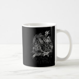 Im Coming to The Cottage Vintage Forest Cabin Coffee Mug