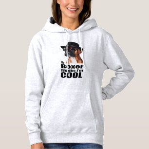 I'm Cool Boxer Dog Hoodie