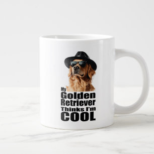 I'm Cool Golden Retriever Large Coffee Mug