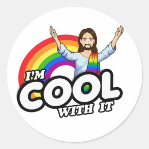 I'm cool with it T-Shirt Classic Round Sticker