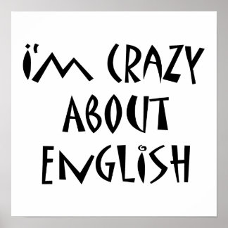I'm Crazy About English Poster