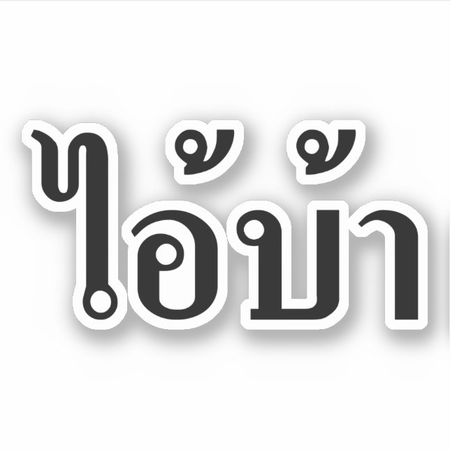 I'M CRAZY! ☆ AI! BA Written in Thai Isan Script ☆ (Front)