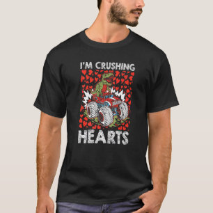 Im Crushing Heart Valentines Day Rex Dinosaur Ridi T-Shirt