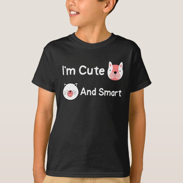 I'm Cute Smart Animal T-Shirt (Front)