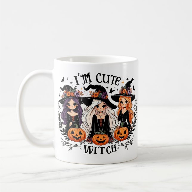 I'm Cute Witch Mug  (Left)