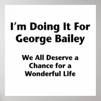 I'm Doing It For George Bailey -- Occupy Wall St.