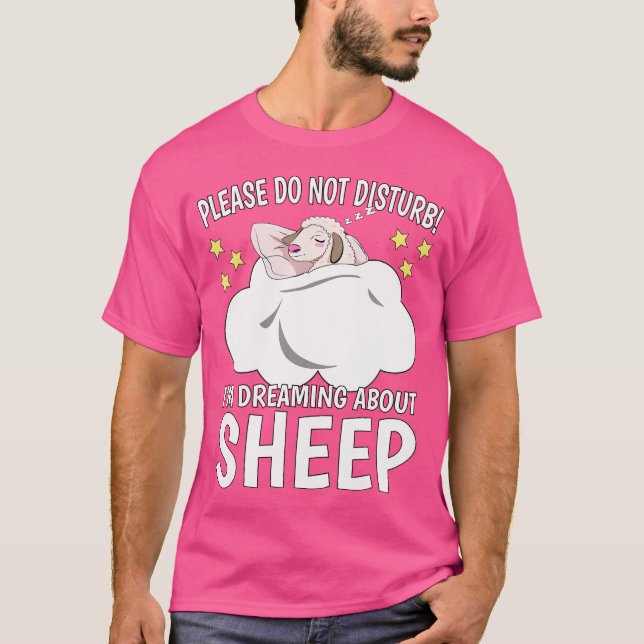 I'M Dreaming About Sleeping Naps Pj Sheep T-Shirt (Front)