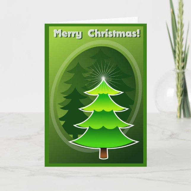 I'm Dreaming of a Green Christmas Original Verse Holiday Card (Front)