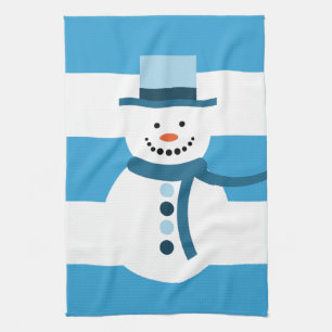 I'm Dreaming Of A White Winter Snowman Tea Towel