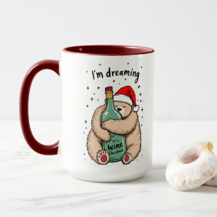 I'm Dreaming of a Wine Christmas  Mug