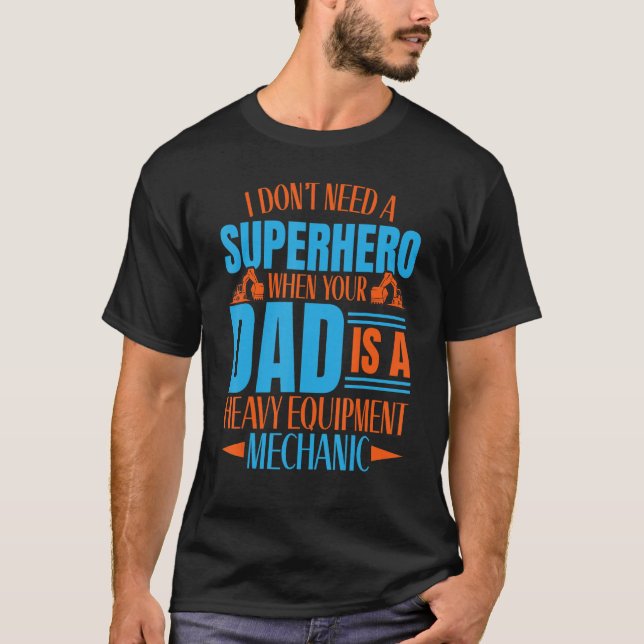 I'm Driving My Digger Construction Worker Vehicle  T-Shirt (Front)