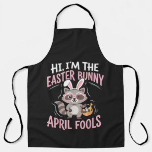 Im Easter Bunny April Fools Apron