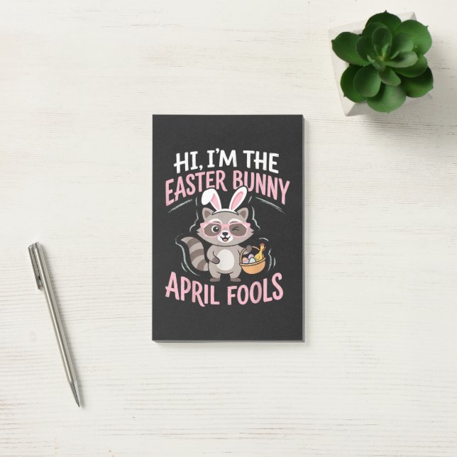 Im Easter Bunny April Fools Post-it Notes (Office)