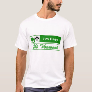 I'm Easy Ski Trail Sign T-Shirt
