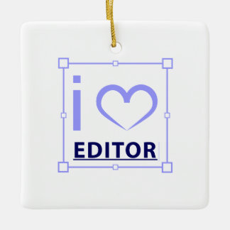 I'm Editor Ceramic Ornament