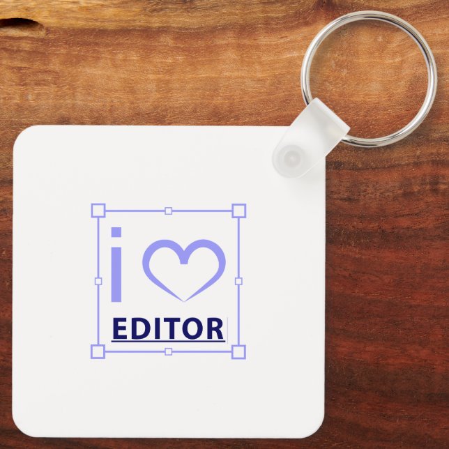 I'm editor key ring (Back)