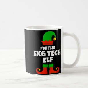I'm Ekg Tech Elf Family Pajama Christmas Electroca Coffee Mug