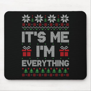 I'm Everything He Want For Christmas Xmas Couple M Mouse Mat