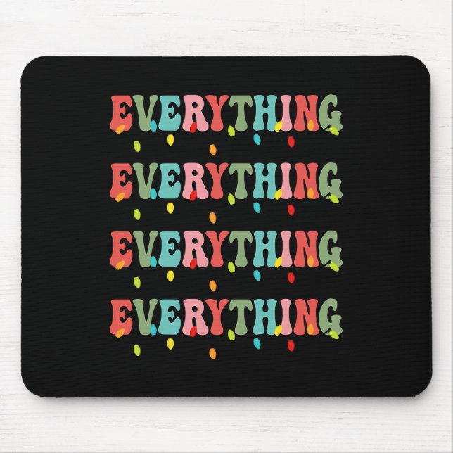 I'm Everything I Need For Christmas Xmas Couple Ma Mouse Mat (Front)
