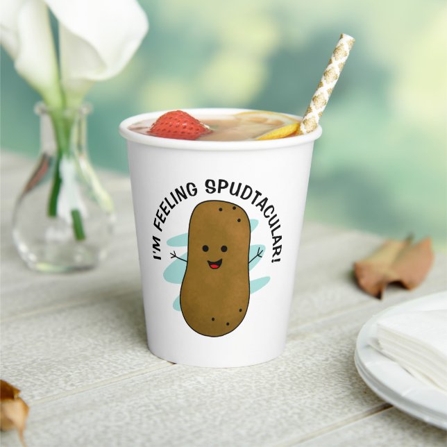 I'm Feeling Spudtacular Potato  Paper Cups (Insitu)