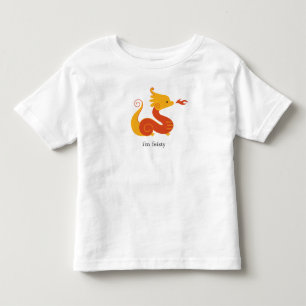 I'm feisty! Year of the Dragon Zoodiac T-shirt. Toddler T-Shirt
