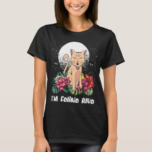 Im Feline Blue Cat Kitten Humour Cat Mum 1 T-Shirt