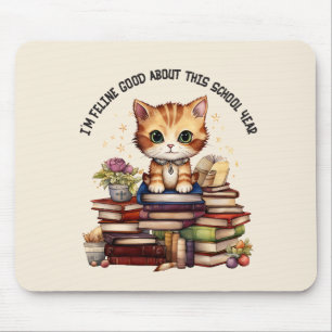 I'm Feline Good About This School Year Mouse Mat