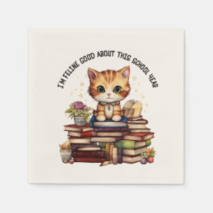 I'm Feline Good About This School Year Napkin