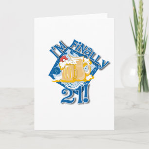 I'm Finally 21 Card