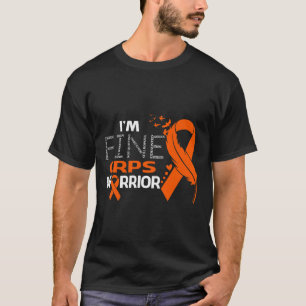 I'm Fine Crps Warrior Awareness Feather T-Shirt