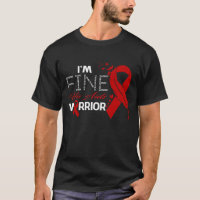 I'm Fine Hiv Aids Warrior Awareness Feather
