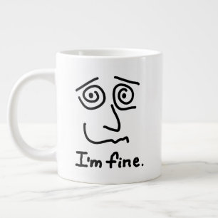 I'M FINE Jumbo Mug
