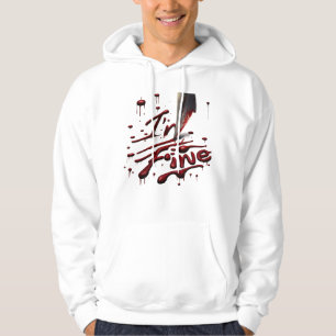 I'm Fine Movie Halloween Zombie  Hoodie