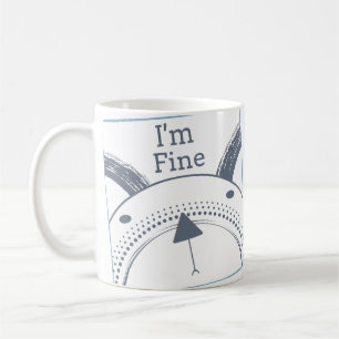 I'm Fine mug.. recovery   support   gift Coffee Mug