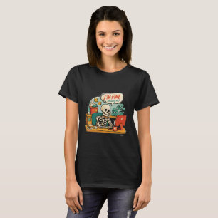 I'm Fine Skeleton T-Shirt