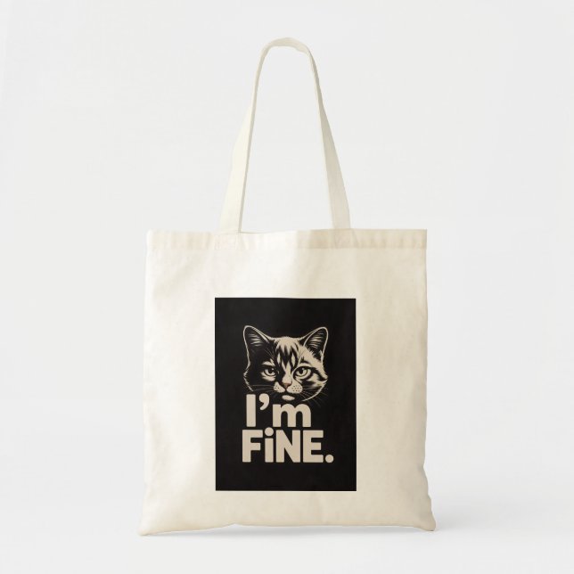 i'm fine tote bag (Front)