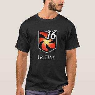I'm Fine  Vulnerability Stacks Fantasy Mmorpg T-Shirt