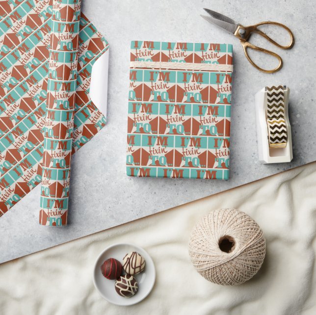 I'm Fixin' To Wrapping Paper (Crafts)